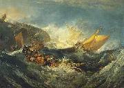 Joseph Mallord William Turner The shipwreck of the Minotaur, oil painting on canvas